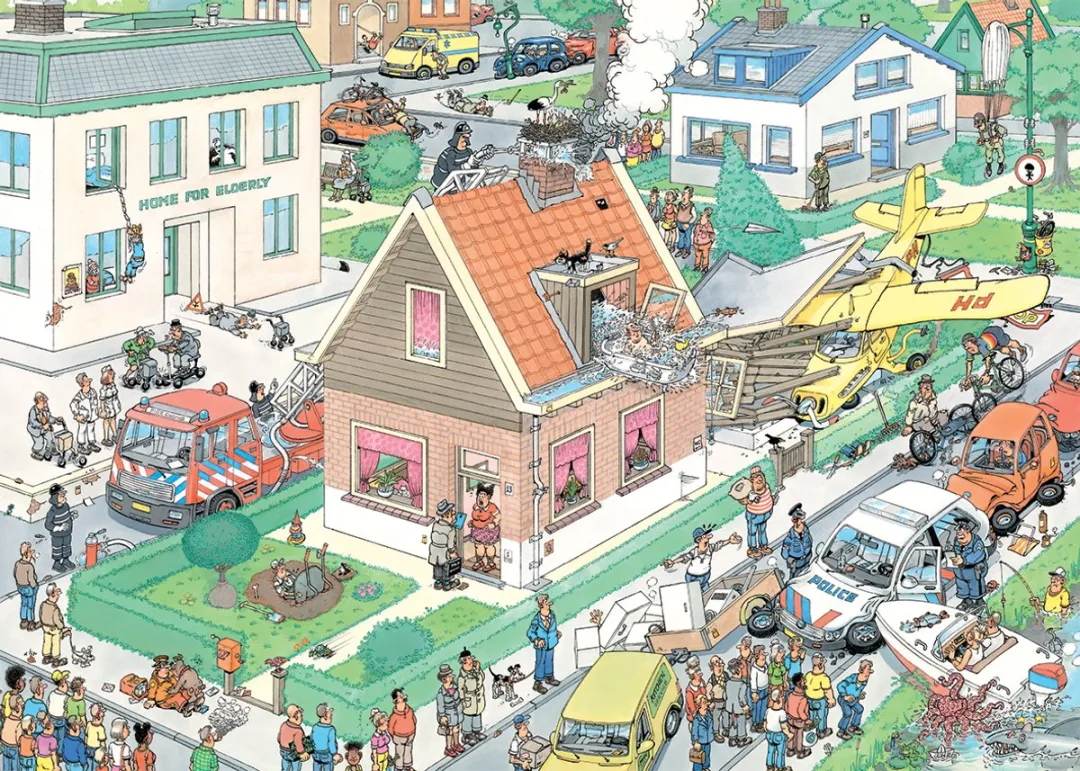 Jan van Haasteren De wet van Murphy Legpuzzel 1000 Stuks - Meerkleurig