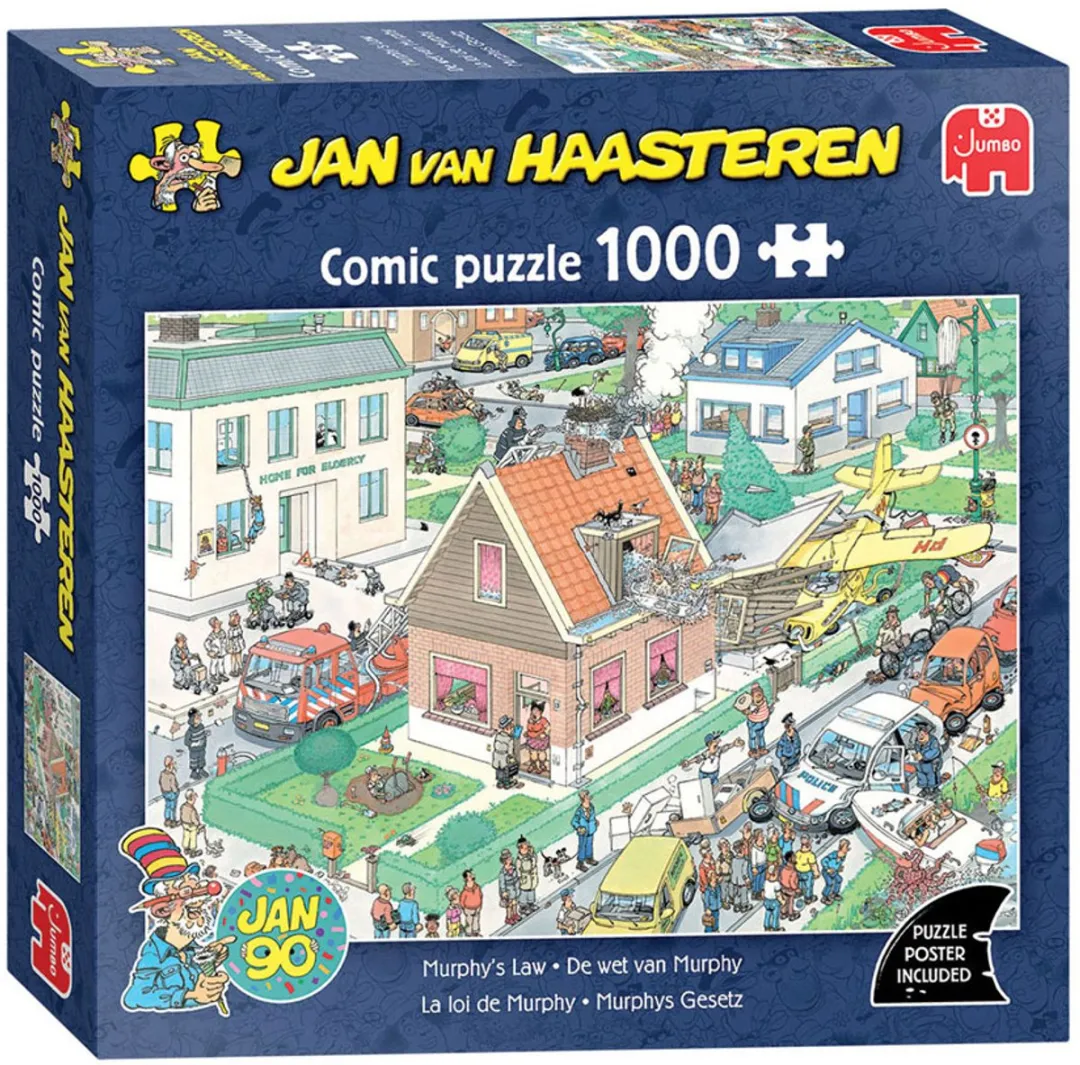 Jan van Haasteren De wet van Murphy Legpuzzel 1000 Stuks - Meerkleurig