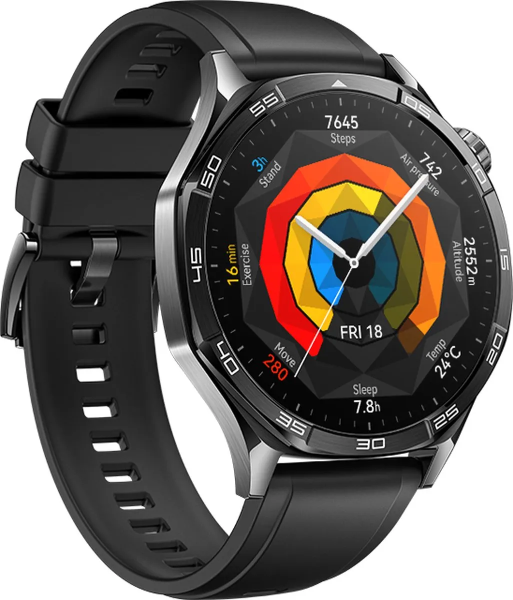 Huawei Watch GT5 46mm - Zwart - 2 Weken batterijduur