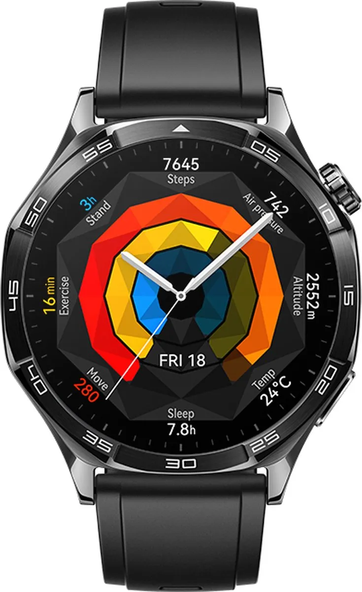 Huawei Watch GT5 46mm - Zwart - 2 Weken batterijduur
