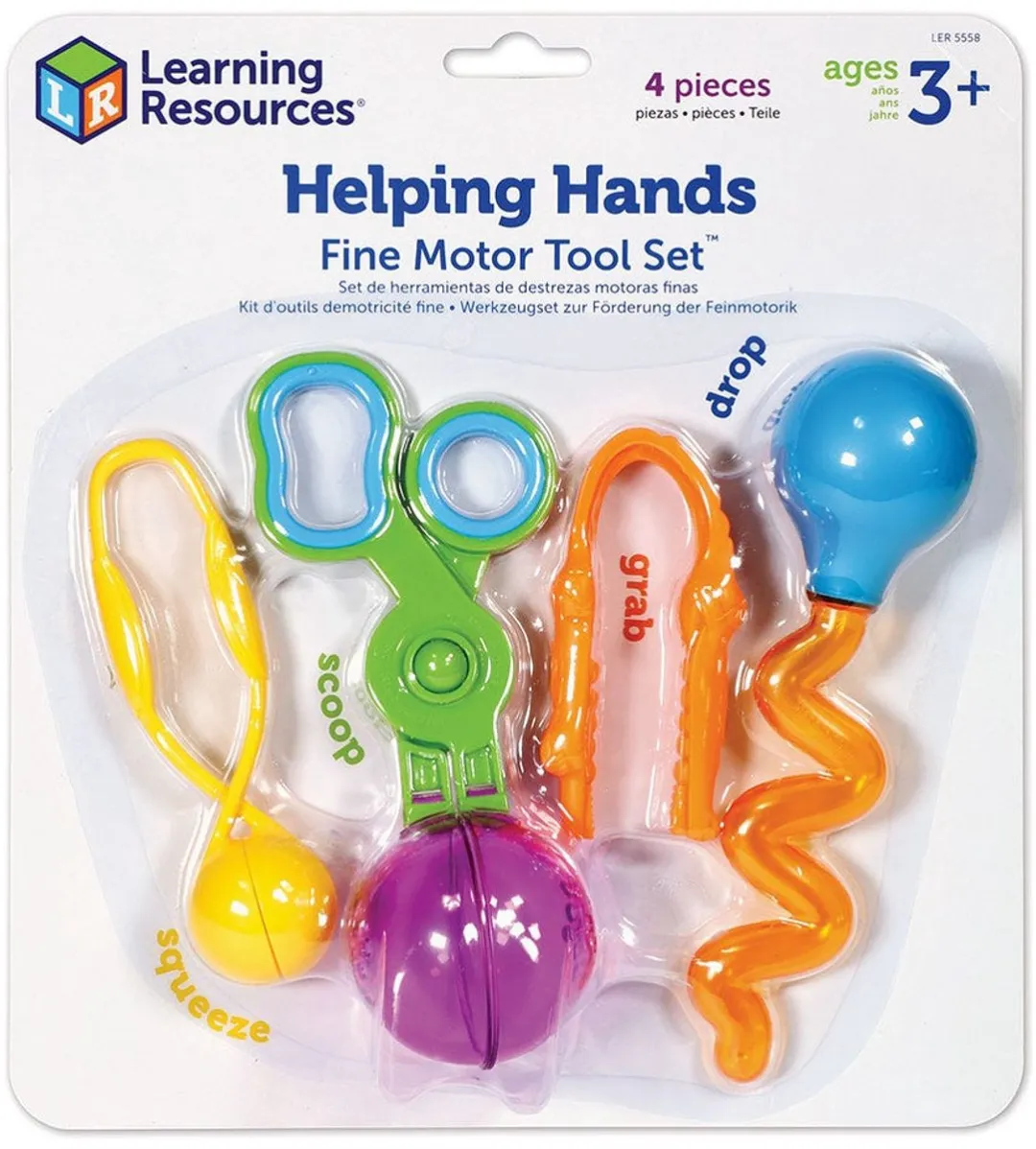 Learning Resources Motoriekset Helpende Handjes - 4 Stuks