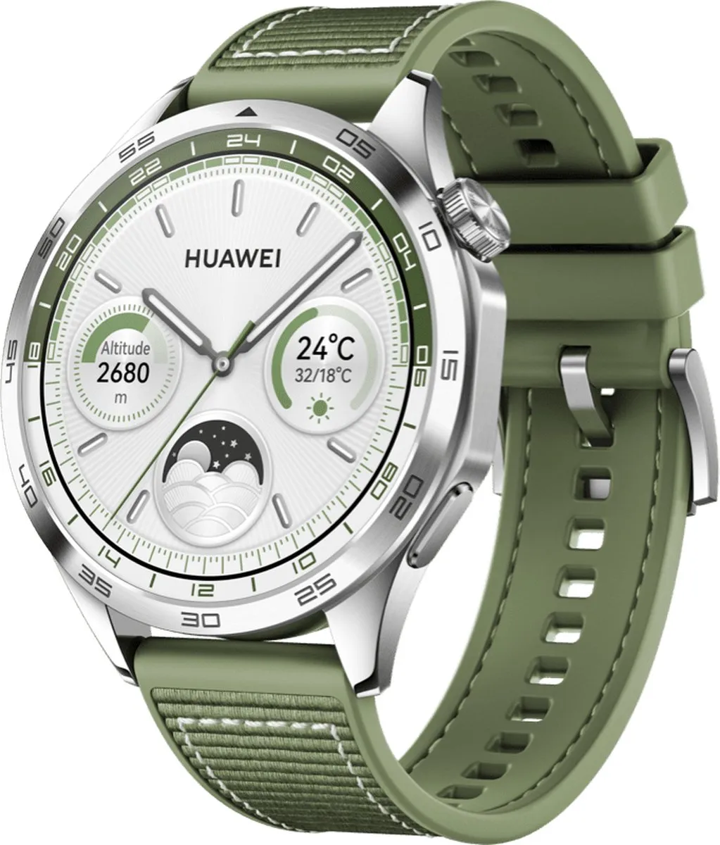 Huawei Watch GT 4 46mm - Groen - 2 Weken batterij