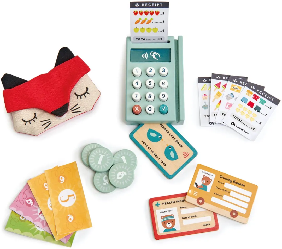 Tender Leaf Toys Play Pay Pack Betaalterminal - Multicolor