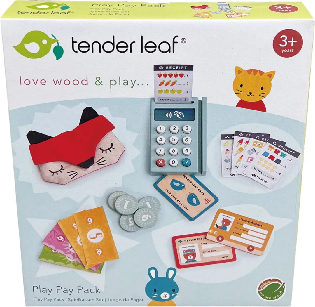 Tender Leaf Toys Play Pay Pack Betaalterminal