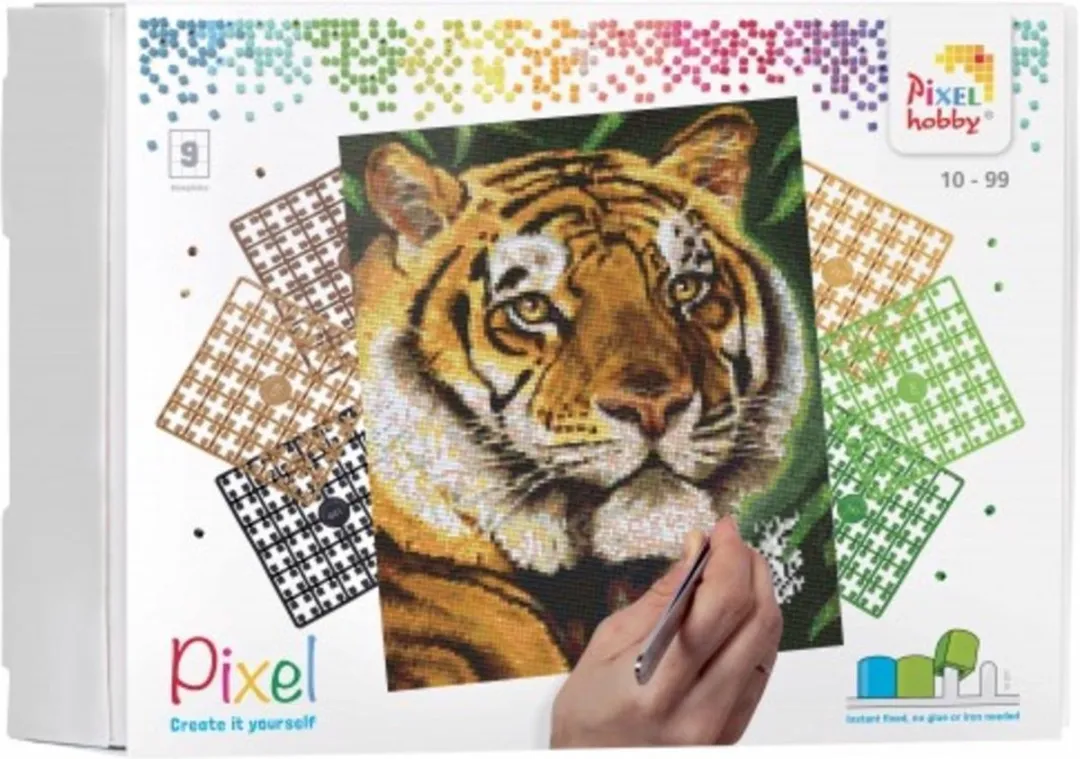 Pixelhobby Tijger Geschenkverpakking