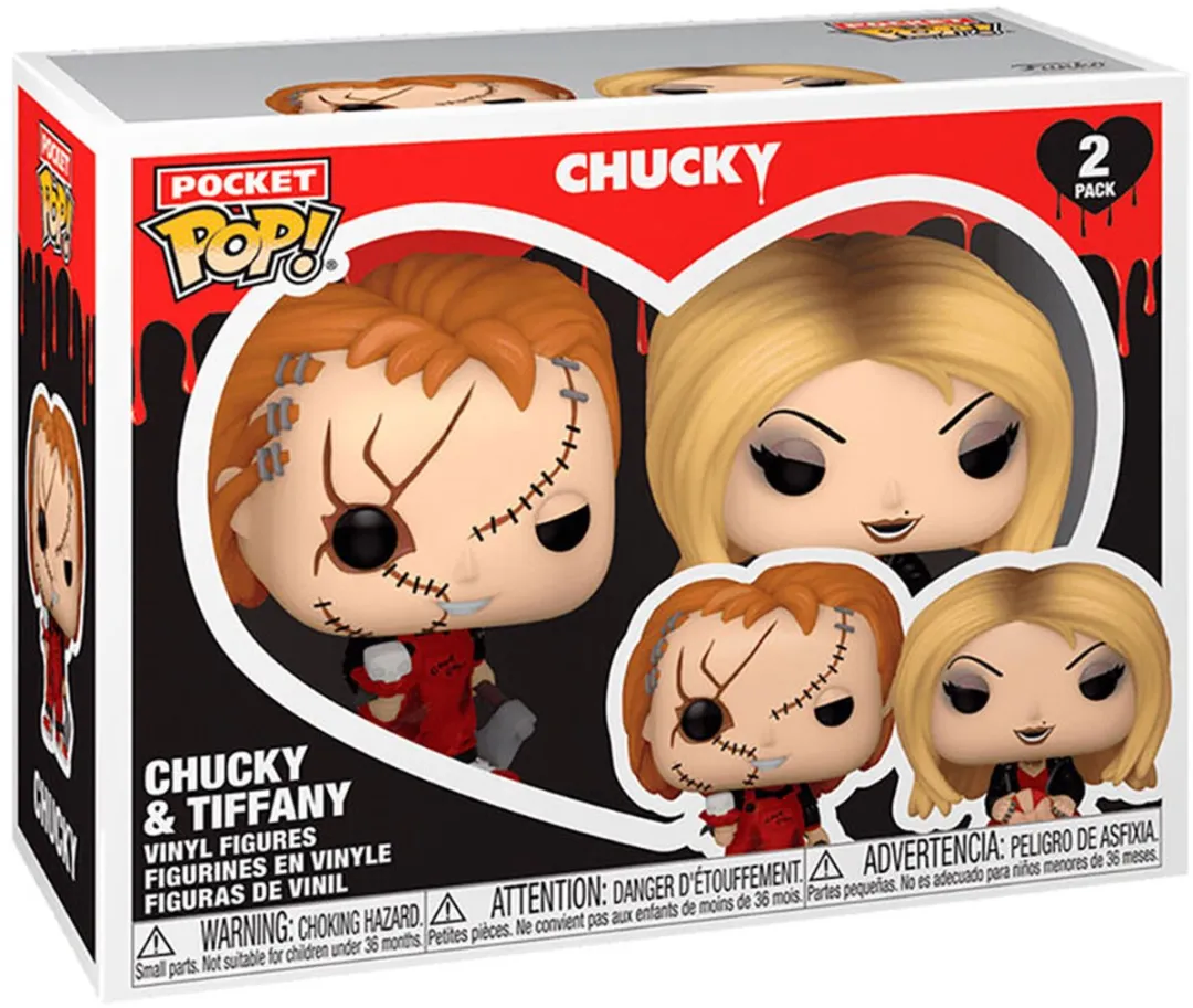 Funko Pocket Pop! Chucky & Tiffany 2-Pack - Multicolor