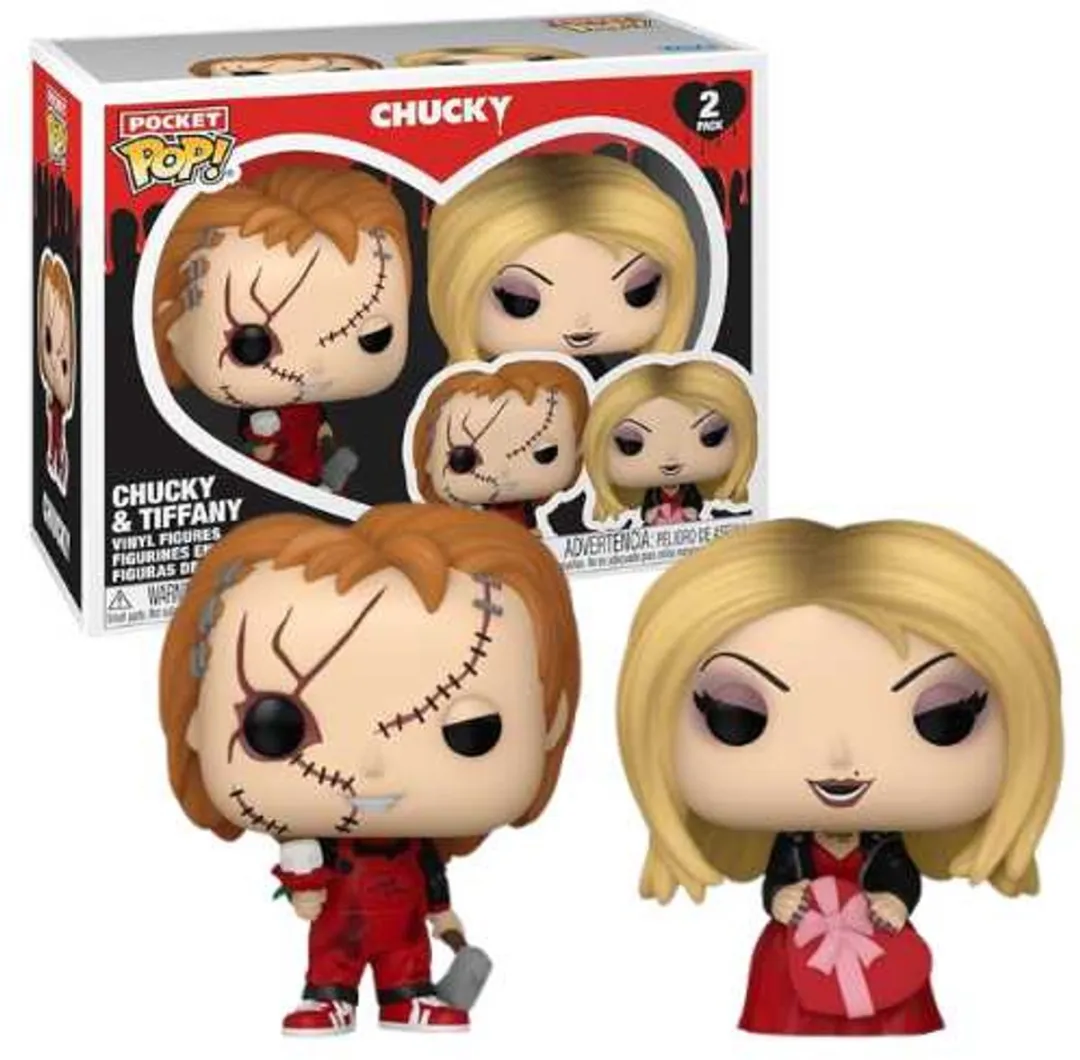 Funko Pocket Pop! Chucky & Tiffany 2-Pack - Multicolor