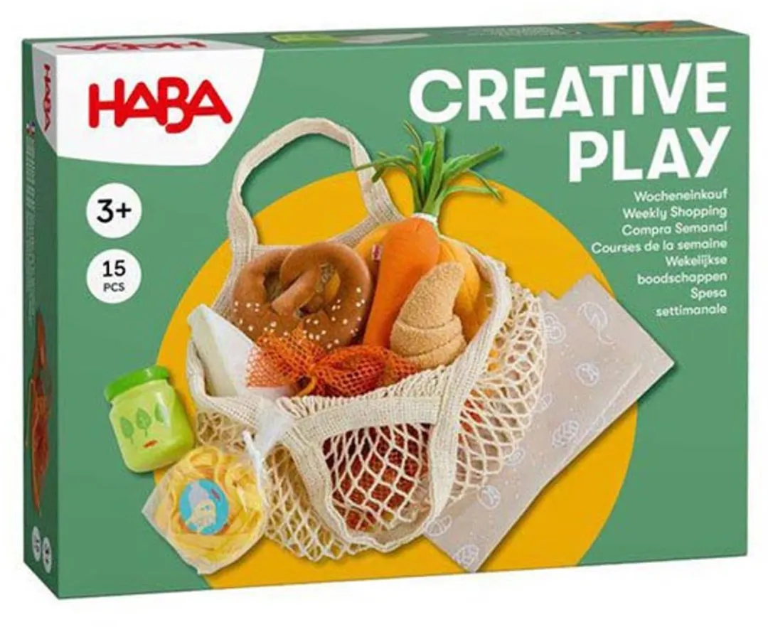 Haba Creative Play Wekelijkse Boodschappen Speelgoedset - Multicolor