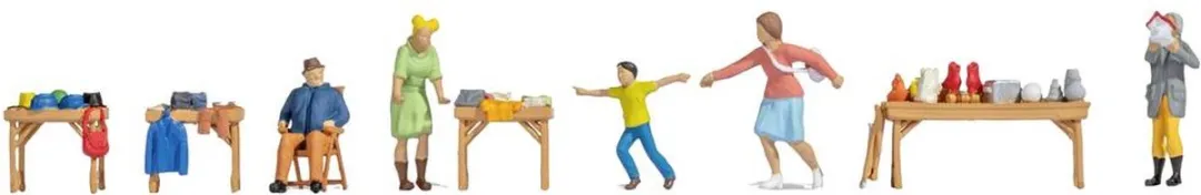 Noch H0 Vlooienmarktset 2 Figuren