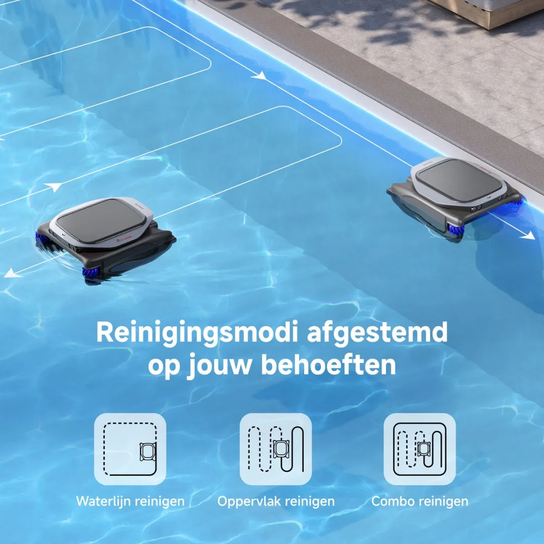 Dreame J1 PNUJ4110 Zwembadrobot - Zwart/Grijs - afbeelding 6 van 6