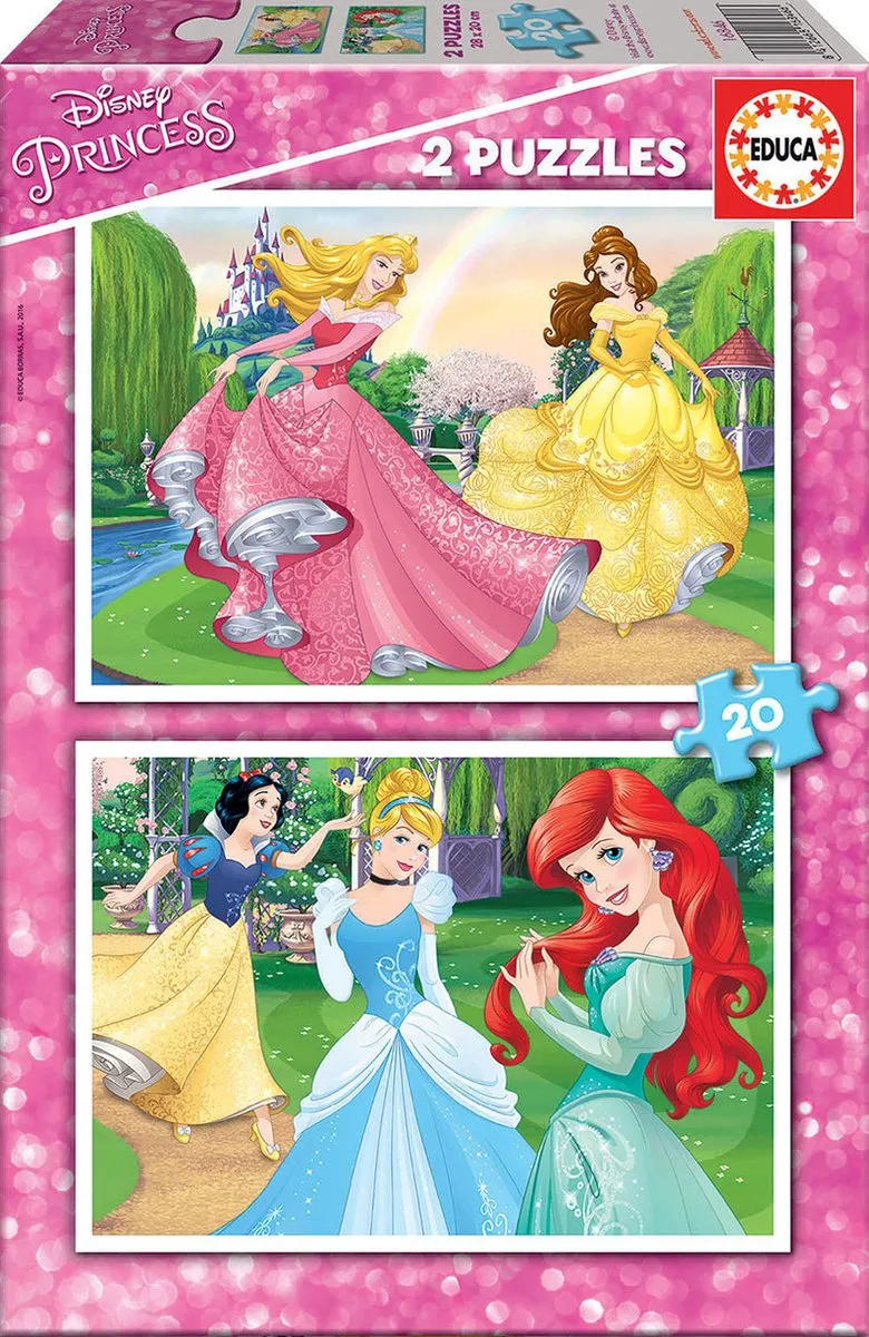 Educa Disney Princess Puzzel 2x20 Stuks