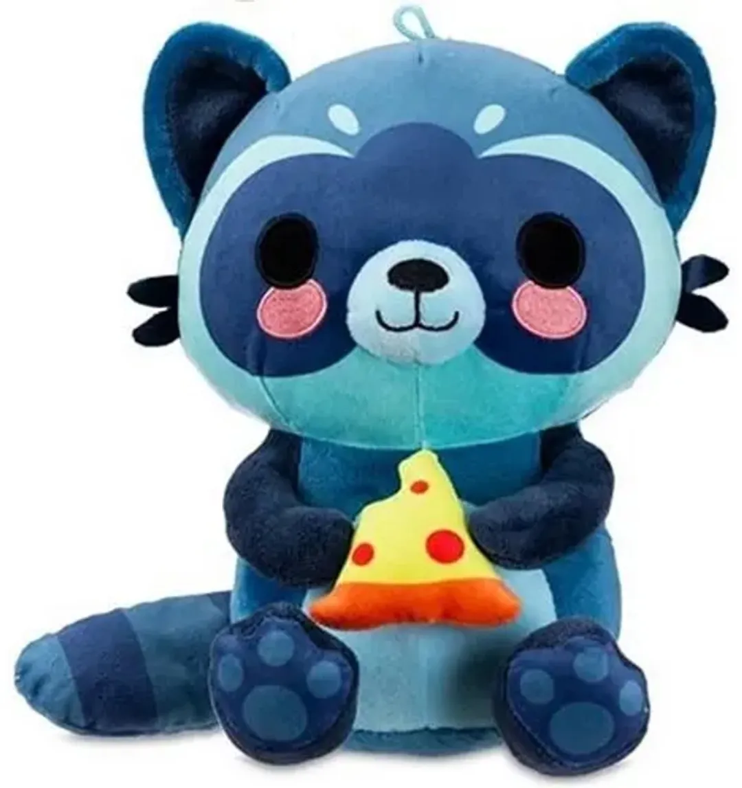 Topknuffels Wasbeer Pizza Pluche 20cm