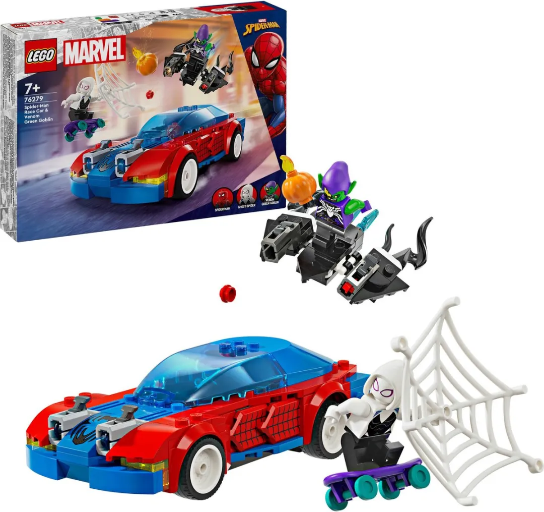 LEGO Marvel Spider-Man Racewagen 76279 - 3 Minifiguren