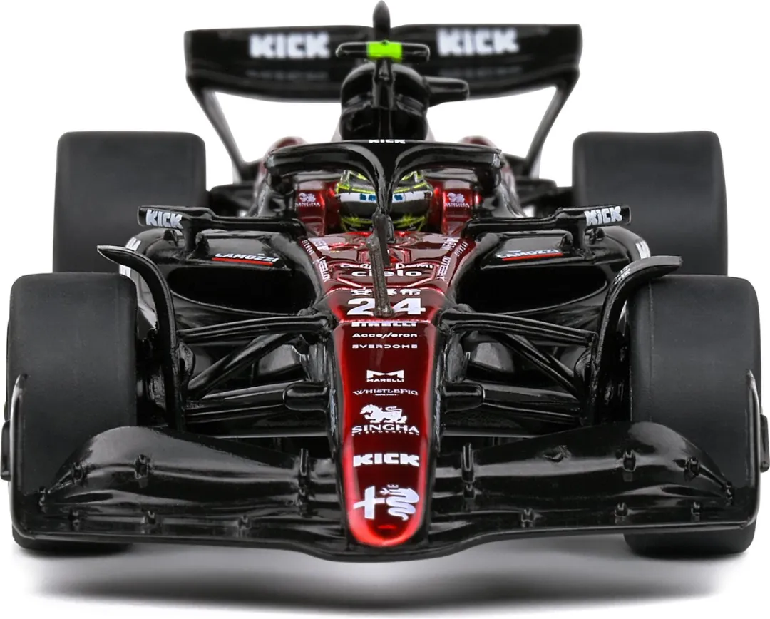 Alfa Romeo F1 Team C43 #24 Guanyu Solido 1:43 - Rood/Zwart