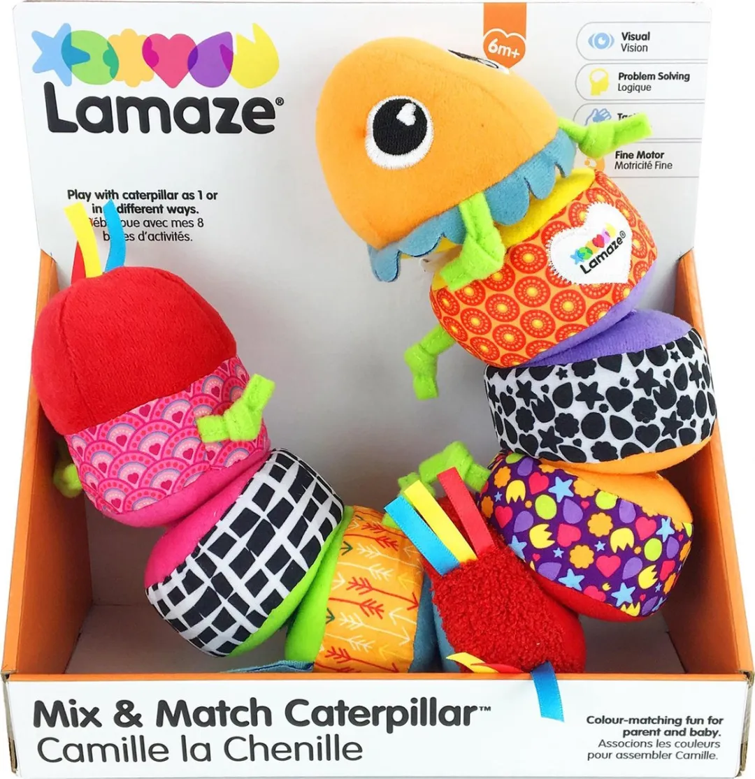 Lamaze Regenboog Ontdekrupsje - Multicolor - afbeelding 6 van 6