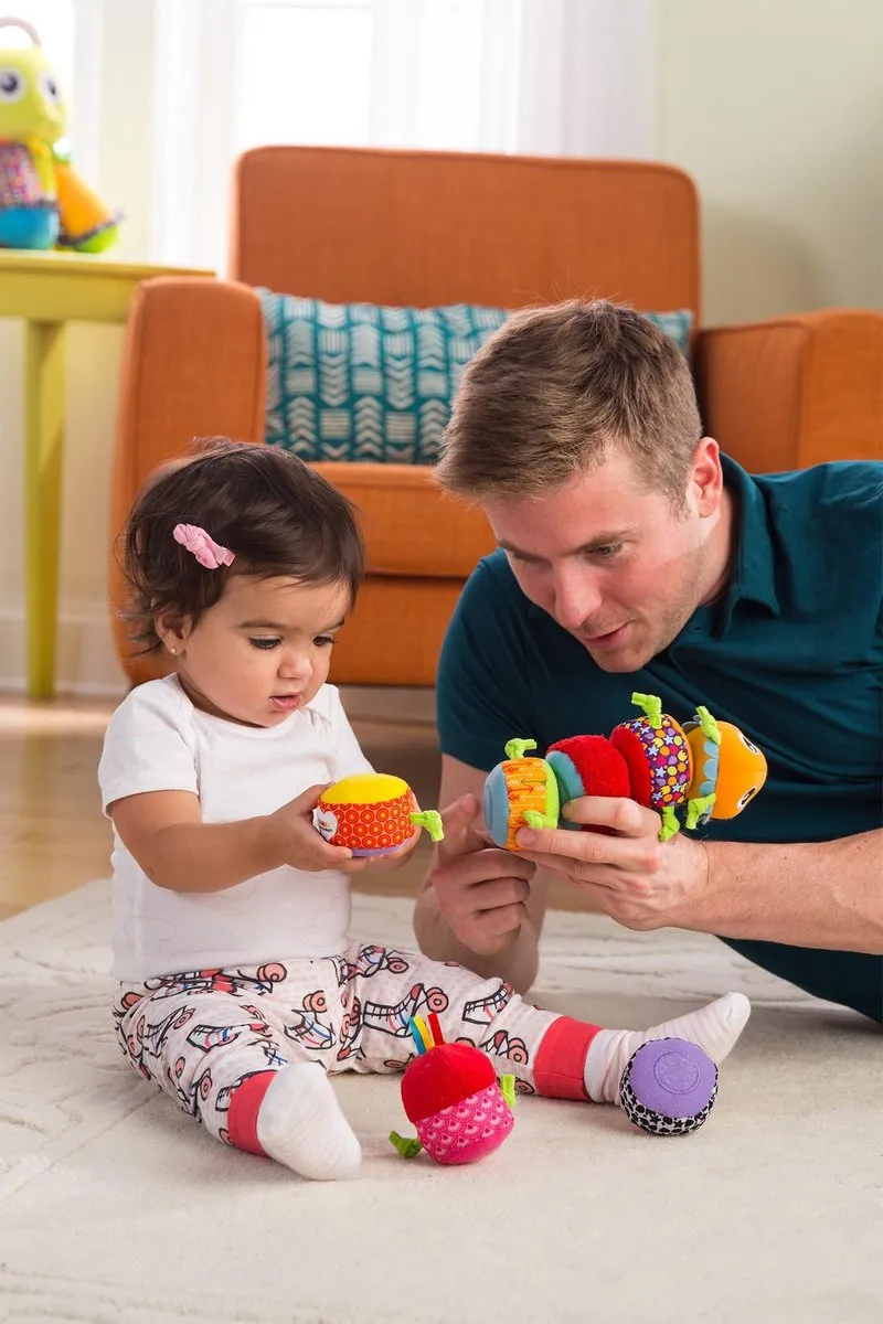 Lamaze Regenboog Ontdekrupsje - Multicolor
