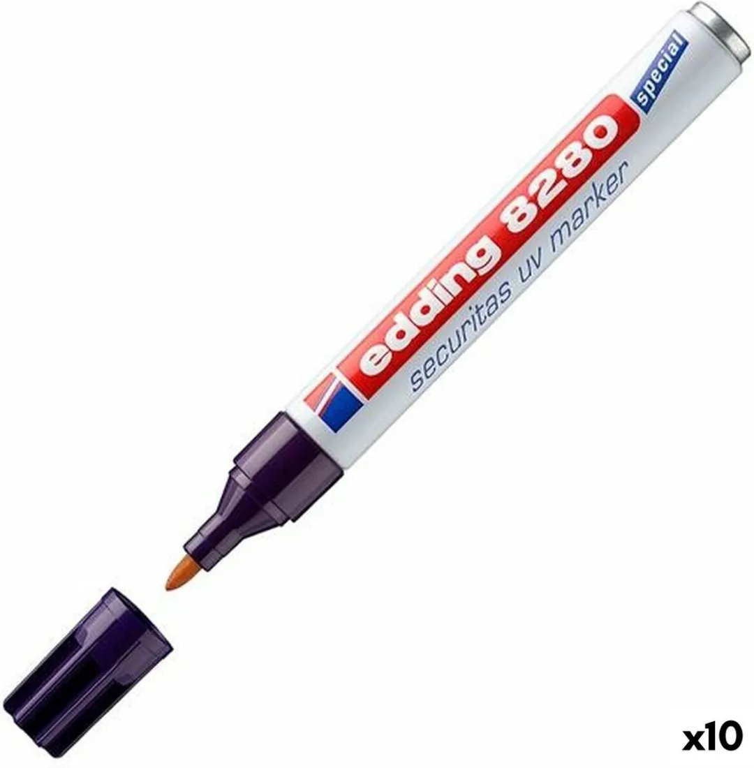 edding 4004764789108 Markeerstift UV-Reagerend - 10 Stuks