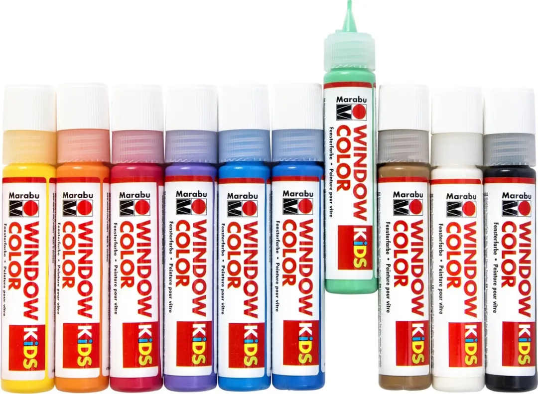 Marabu Kids Raamverf - 10 Kleuren 250ml