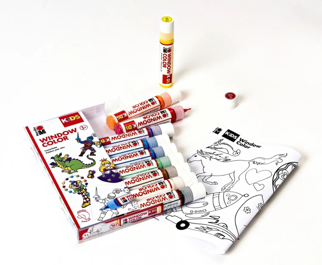 Marabu Kids Raamverf - 10 Kleuren 250ml