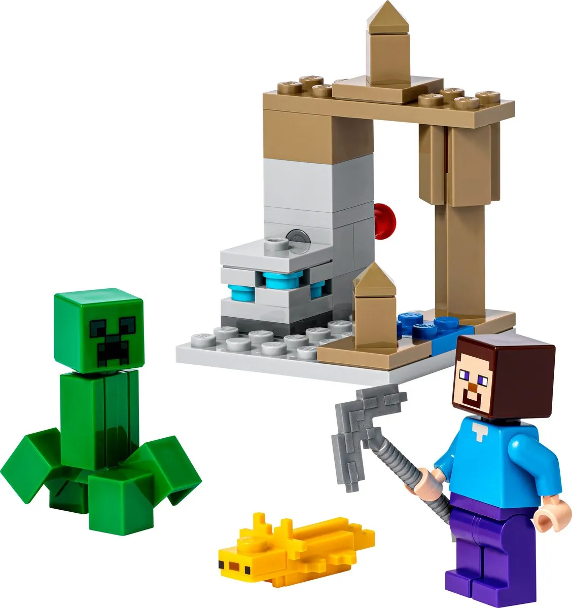 LEGO Minecraft De Druipsteengrot 38 Stuks - 2 Minifiguren - afbeelding 2 van 5