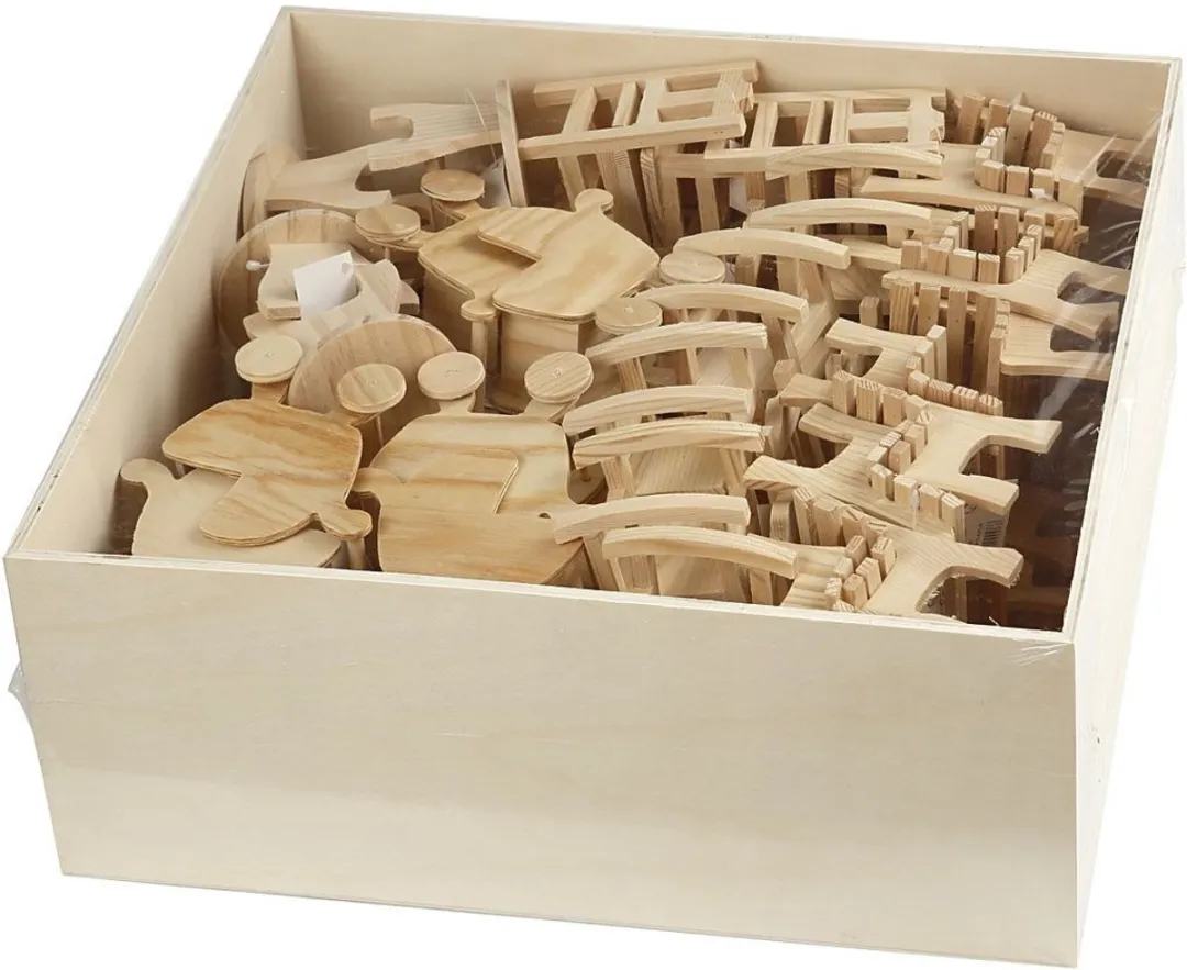 Creativ Company Creotime Houten Mini-meubels - 50 Stuks
