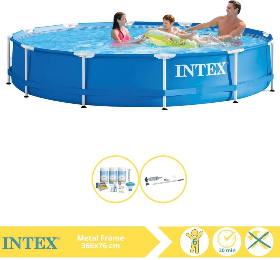 Intex Metal Frame Zwembad 366x76cm