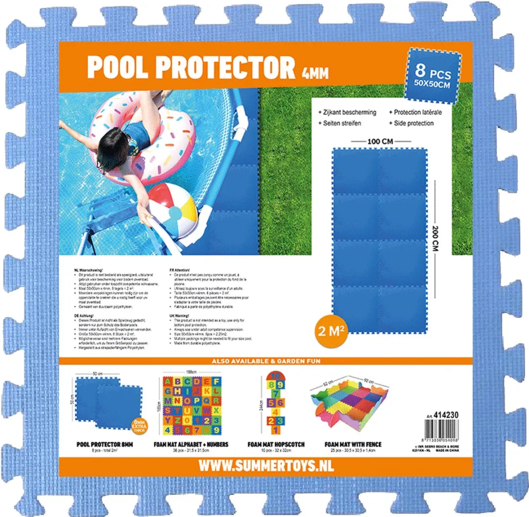 Summertoys Ondervloer Tegels 4mm