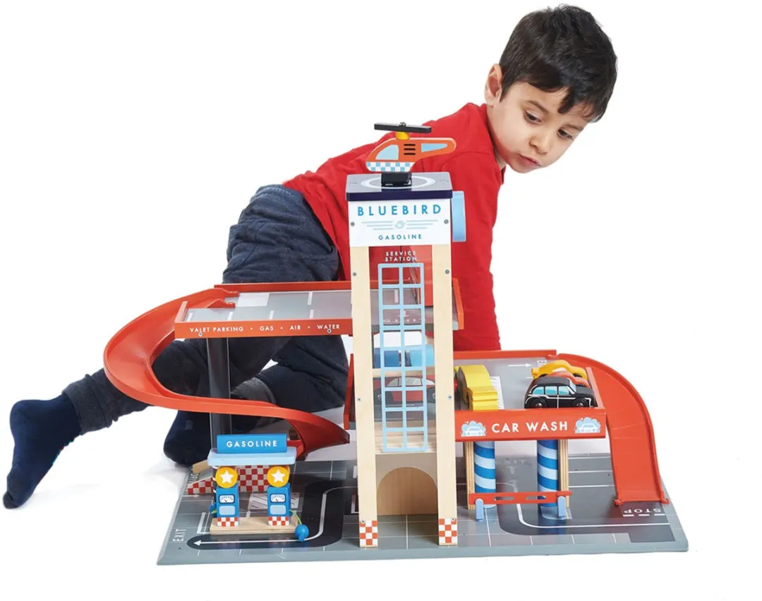Tender Leaf Toys Garage And Service Station 4608581 - Multicolor - afbeelding 6 van 6