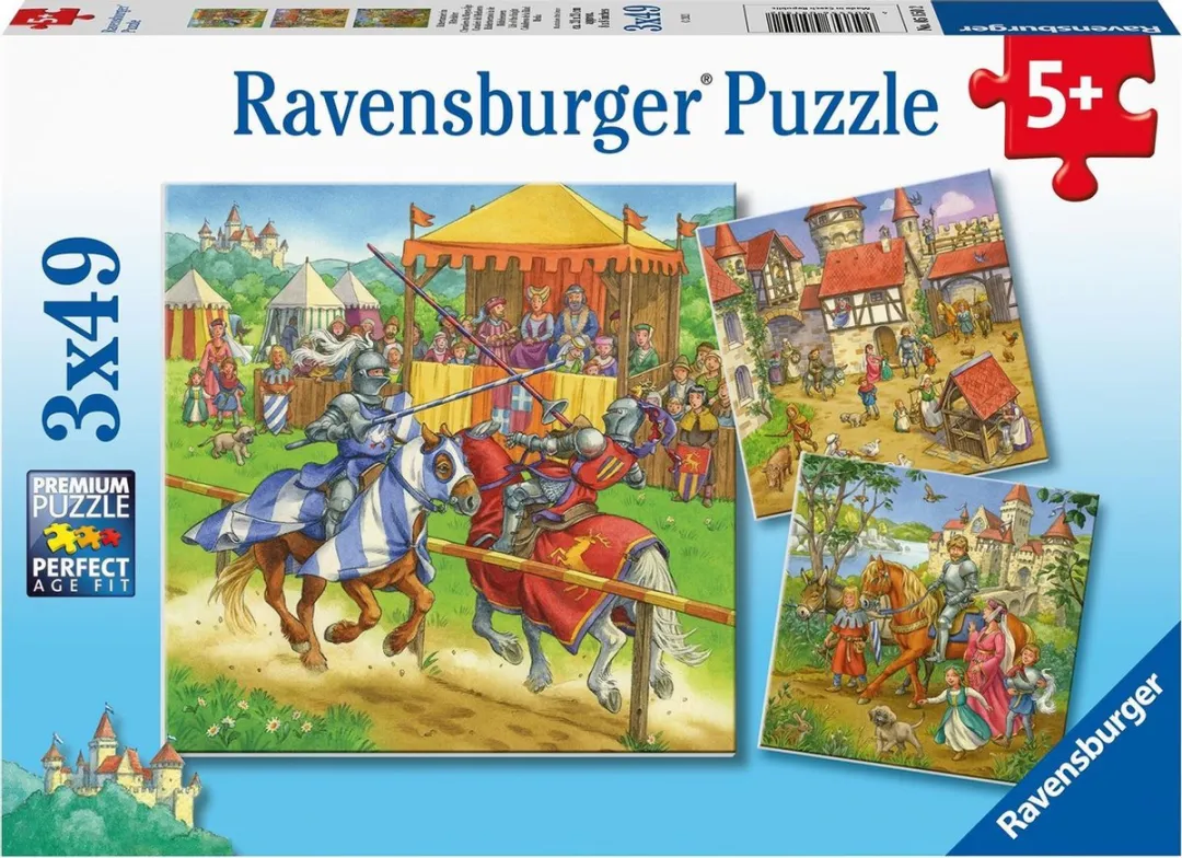 Ravensburger Riddertoernooi Middeleeuwen Puzzel