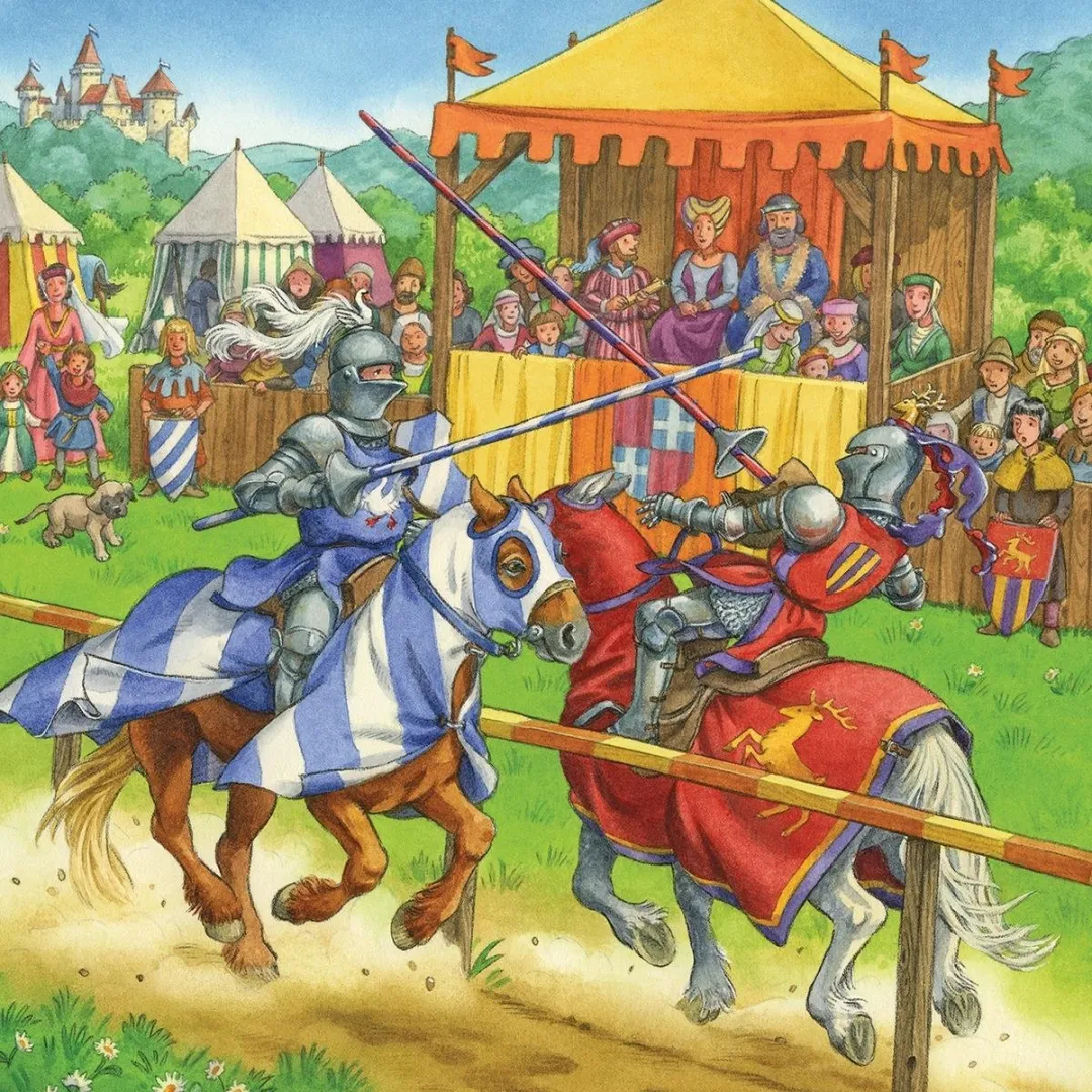 Ravensburger Riddertoernooi Middeleeuwen Puzzel - 3x49 Stuks - Multicolor