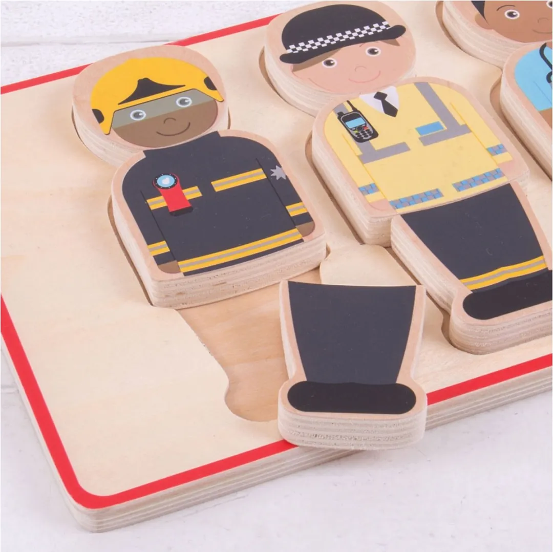 BIGJIGS Mensen die ons helpen Puzzel 1000 Stuks - 069162