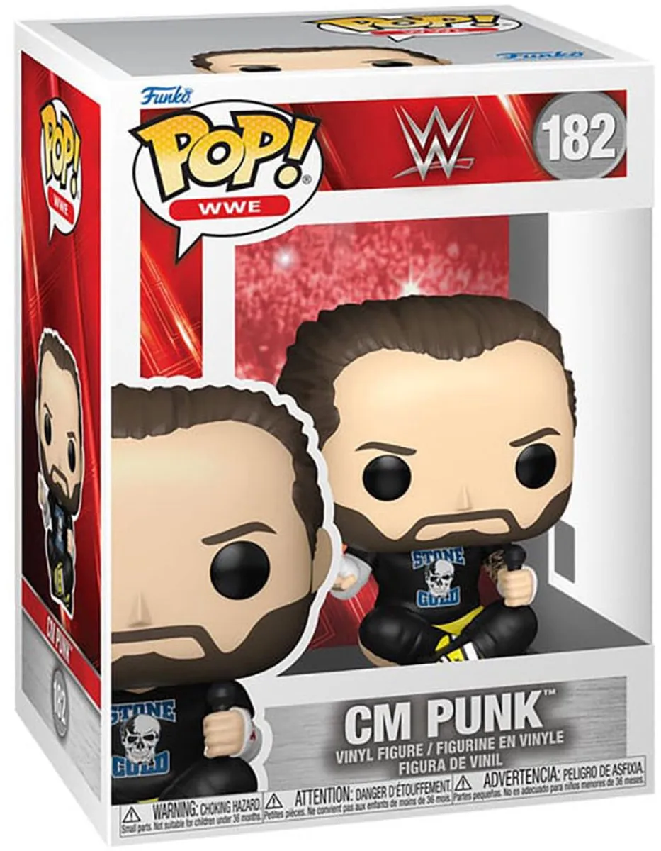 Funko Pop! CM Punk Figuur - 9cm - Multicolor