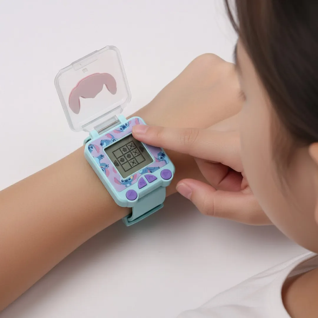 Marvel Stitch Multifunctioneel Horloge - Spelletjes/Alarm/Stopwatch