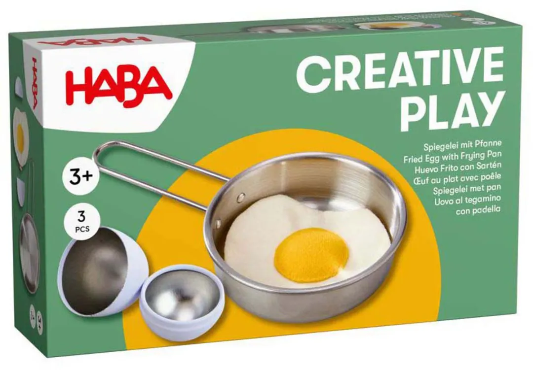 Haba Creative Play Spiegelei met Pan - Multicolor