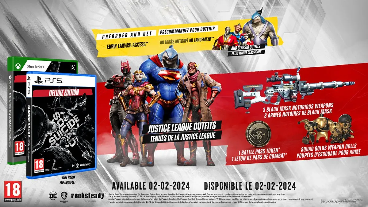 Warner Bros Suicide Squad Kill The Justice League Deluxe Edition PS5