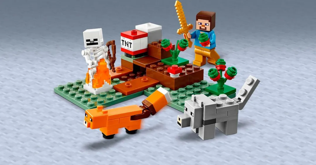 LEGO Minecraft Het Taiga Avontuur 21162 - 2 Minifiguren
