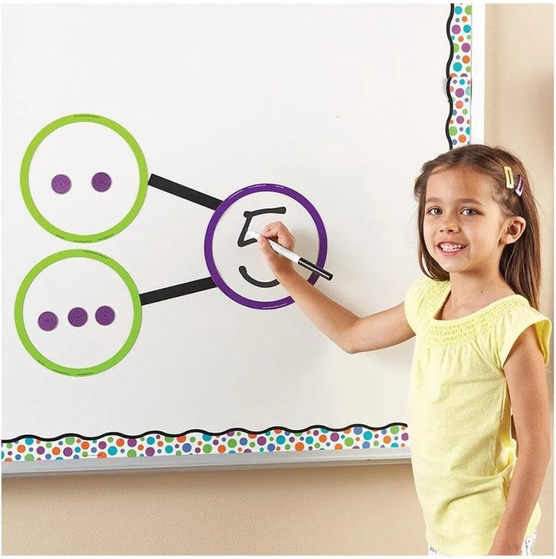 Learning Resources Magnetisch Instructiebord Getalrelatie 5214 - 45 Teller