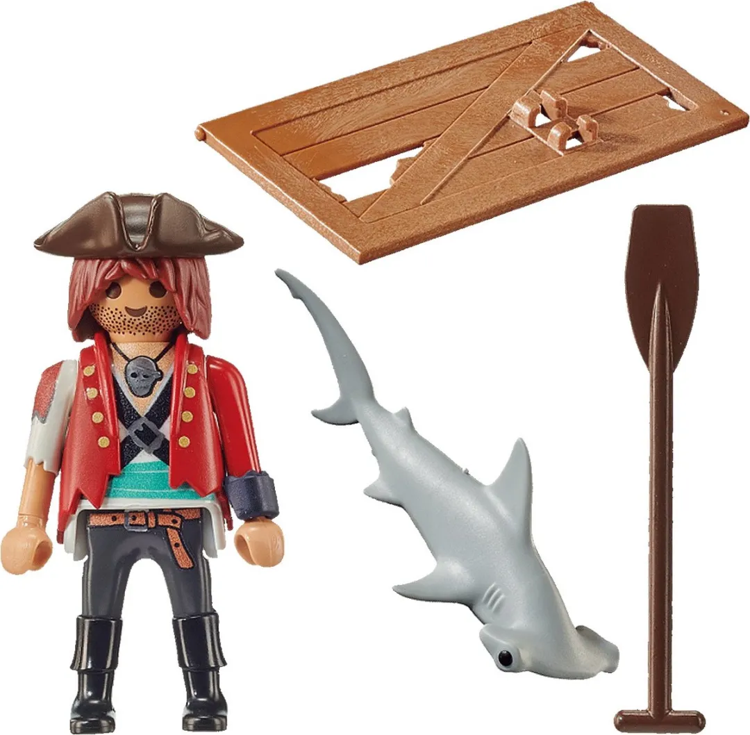 Playmobil Special Plus Piraat met Vlot en Hamerhaai 70598 - afbeelding 6 van 6