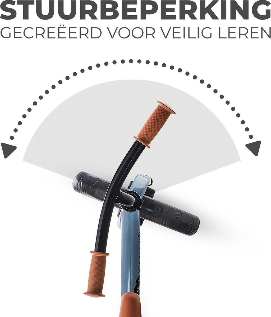 KinderKraft 2WAY NEXT Loopfiets 12" - Blauw