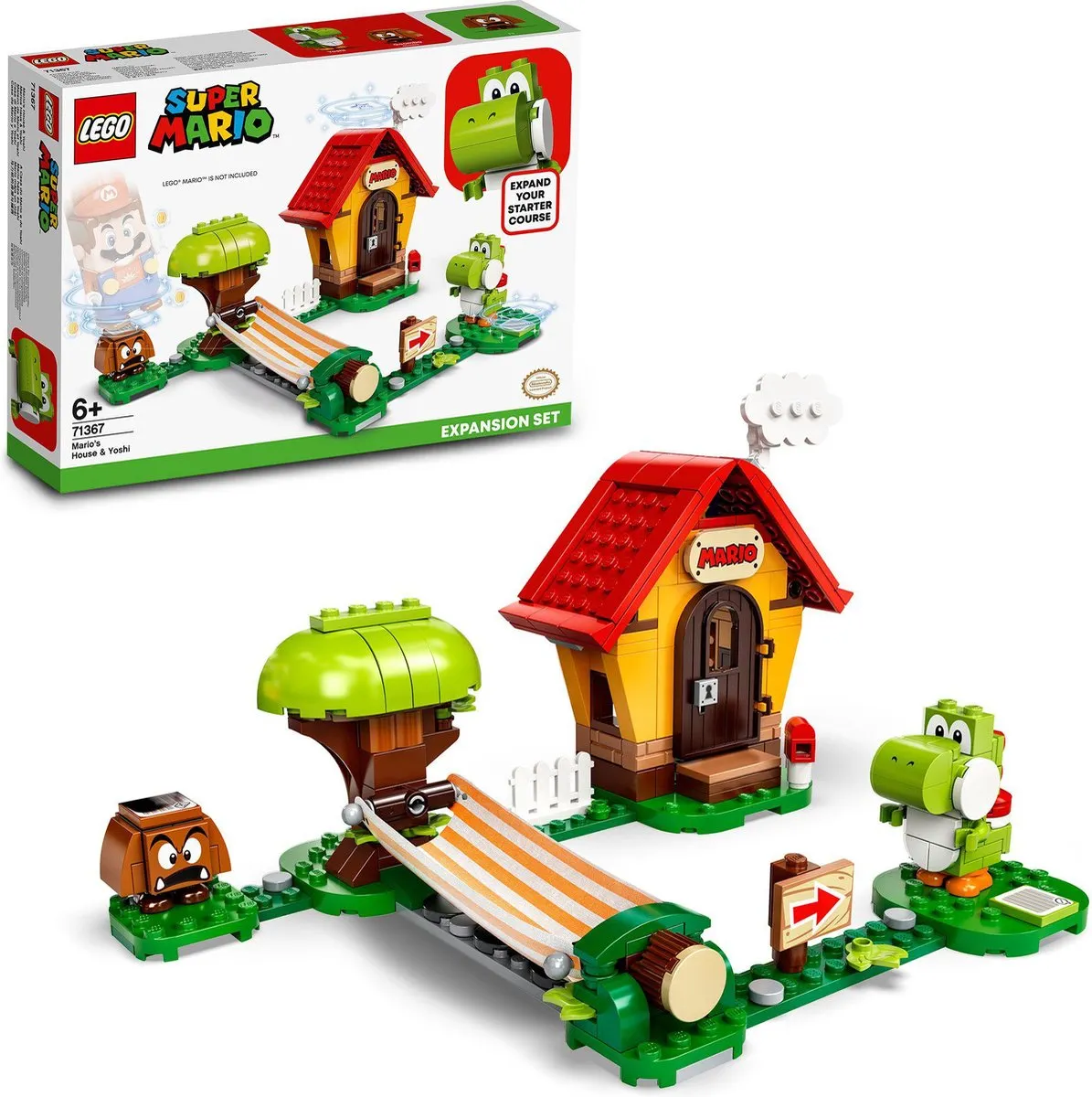LEGO Super Mario 71367 Uitbreidingsset Mario's Huis & Yoshi - 205 Stukken - afbeelding 5 van 6
