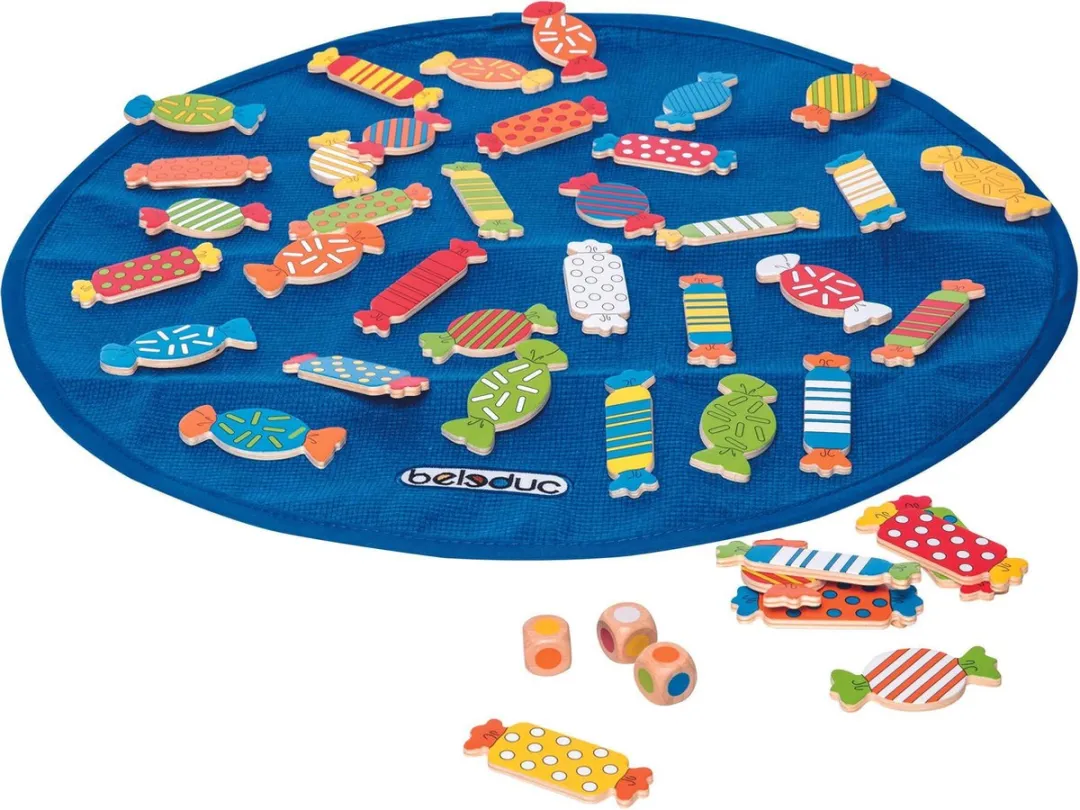 Beleduc Snoep Kinderspel 28cm - 8 Spelers