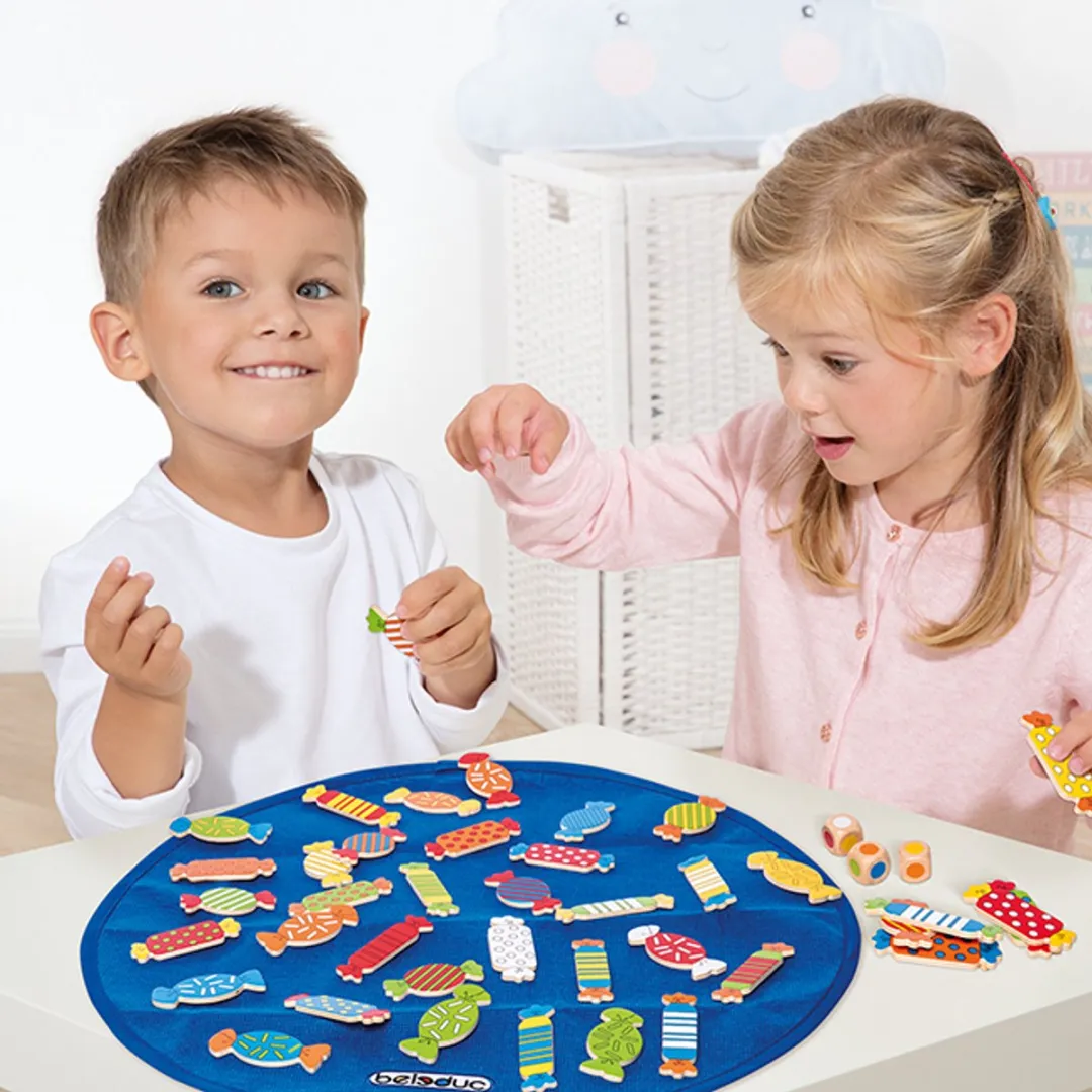 Beleduc Snoep Kinderspel 28cm - 8 Spelers