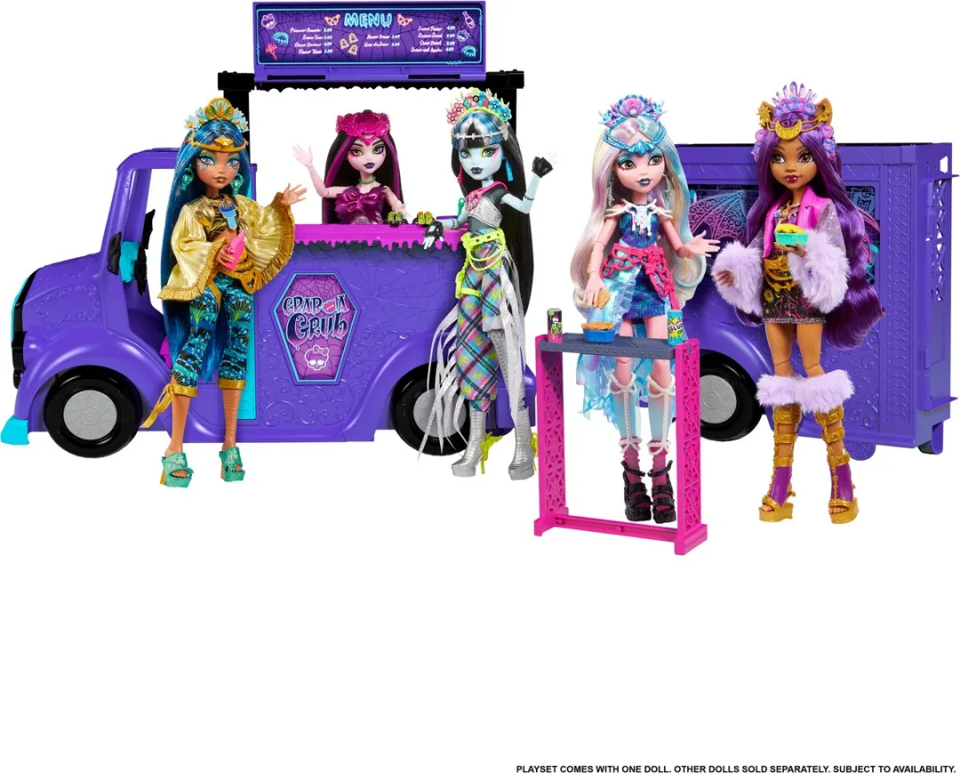 Mattel Monster High Koncert Food Truck - HXH83 - Multicolor