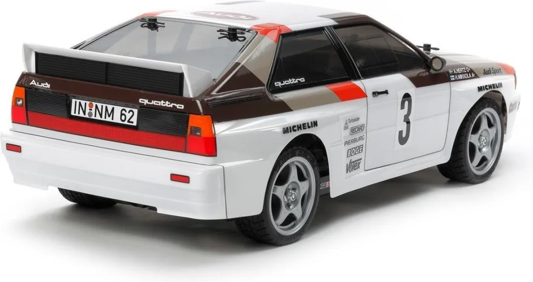 Tamiya Audi Quattro Rally A2 Bouwpakket 1:10 - Kleurloos