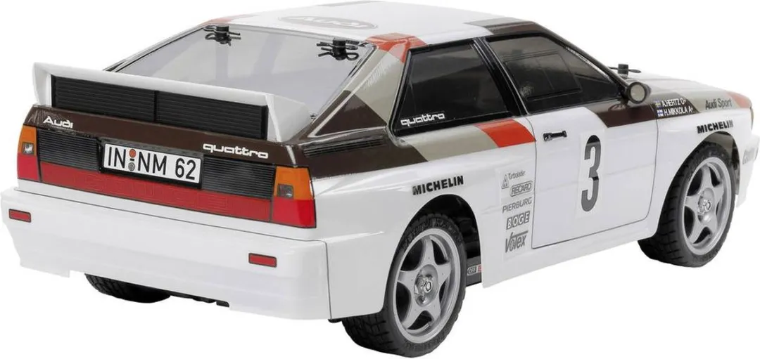 Tamiya Audi Quattro Rally A2 Bouwpakket 1:10 - Kleurloos