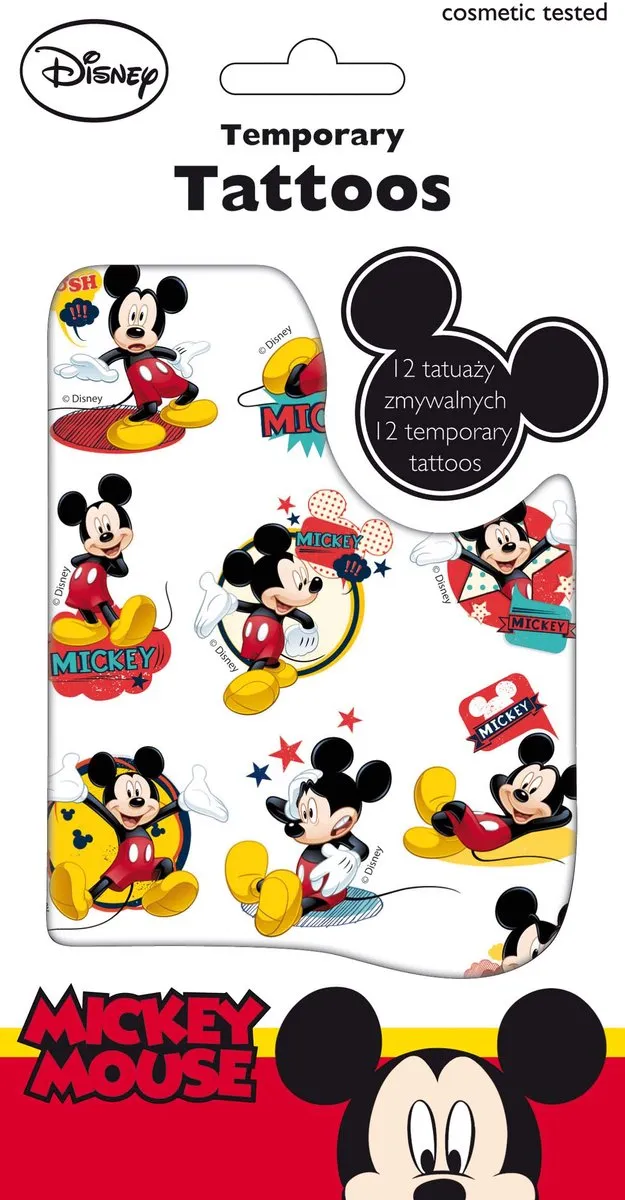 Disney Mickey Mouse Tijdelijke Tattoos