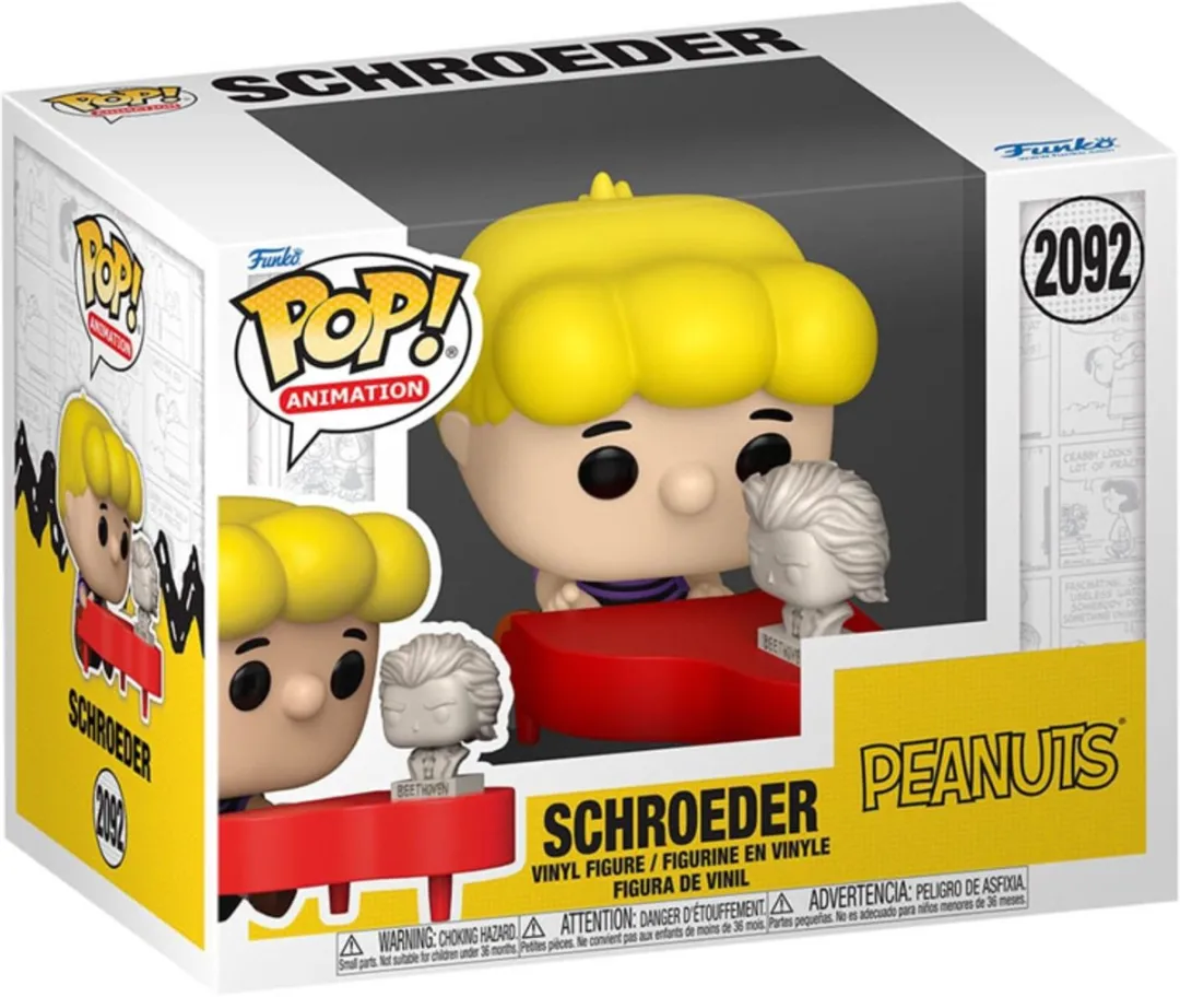 Funko Pop! Peanuts Schroeder Premium #2092 - Multicolor
