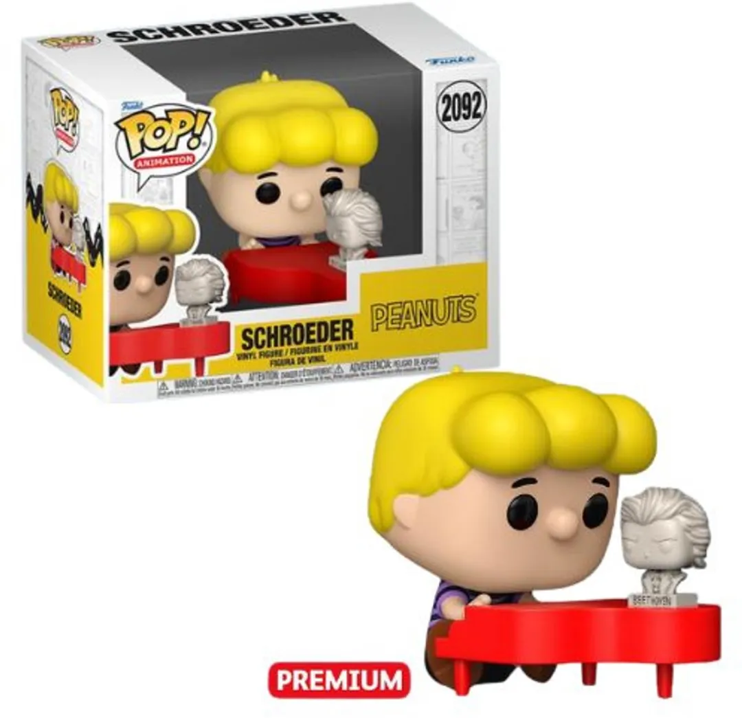 Funko Pop! Peanuts Schroeder Premium #2092 - Multicolor