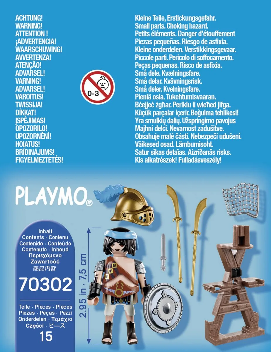 Playmobil Gladiator 70302 - Multicolor - afbeelding 6 van 6