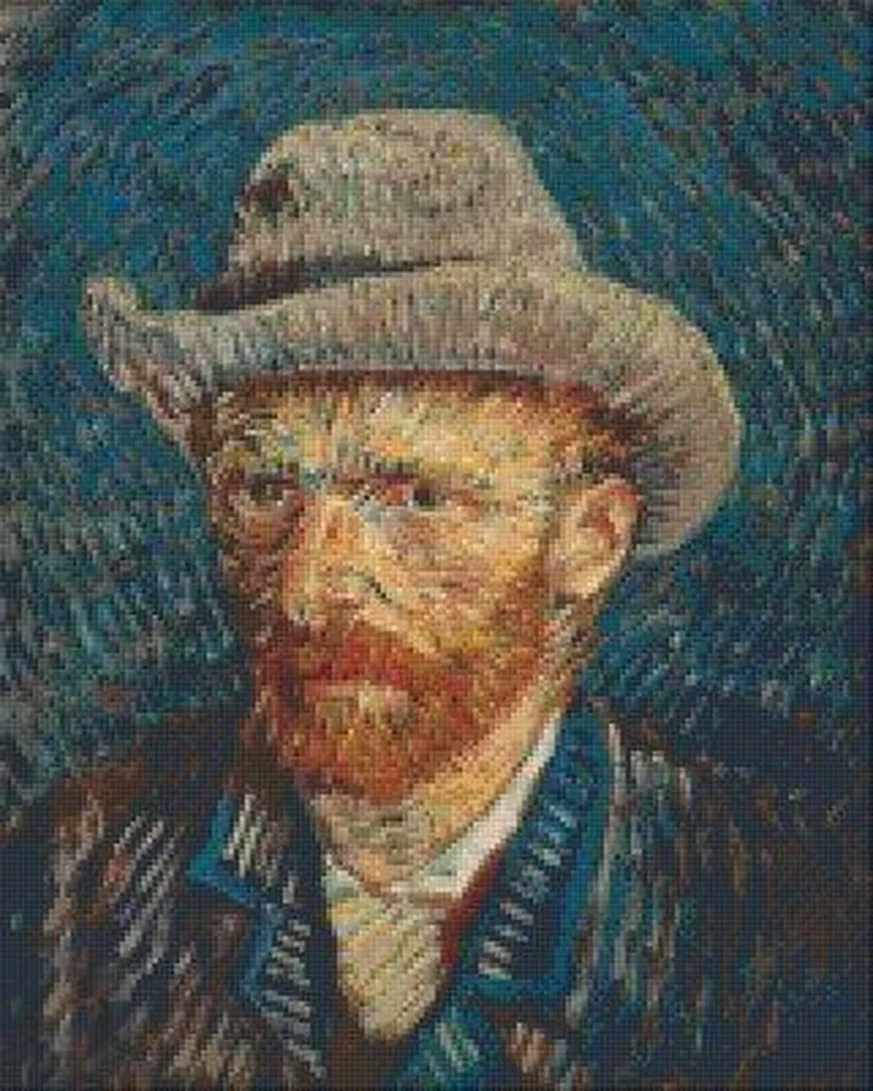 PixelHobby Zelfportret Vincent van Gogh Pixel Mosaic - Divers